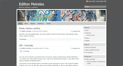 Desktop Screenshot of ediltonmeireles.com